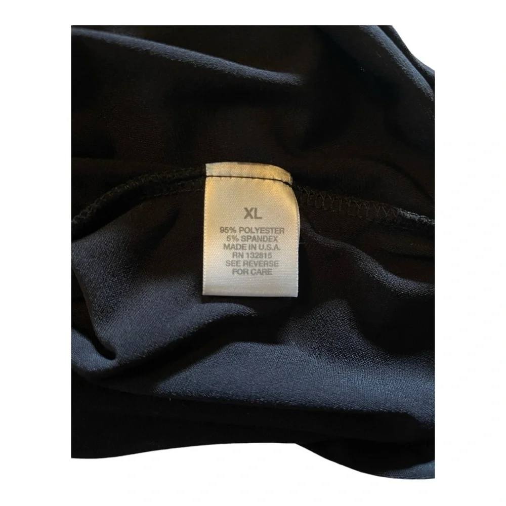 Dressbarn NWT Black Blouse With Asymmetric Hem. Adorable and flattering top!! - Picture 7 of 8